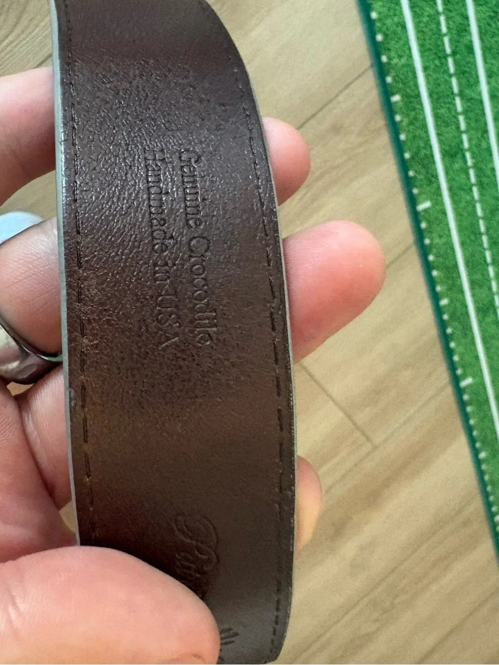 Crocodile Mens Belt Golf 40 Patrick Gibbons